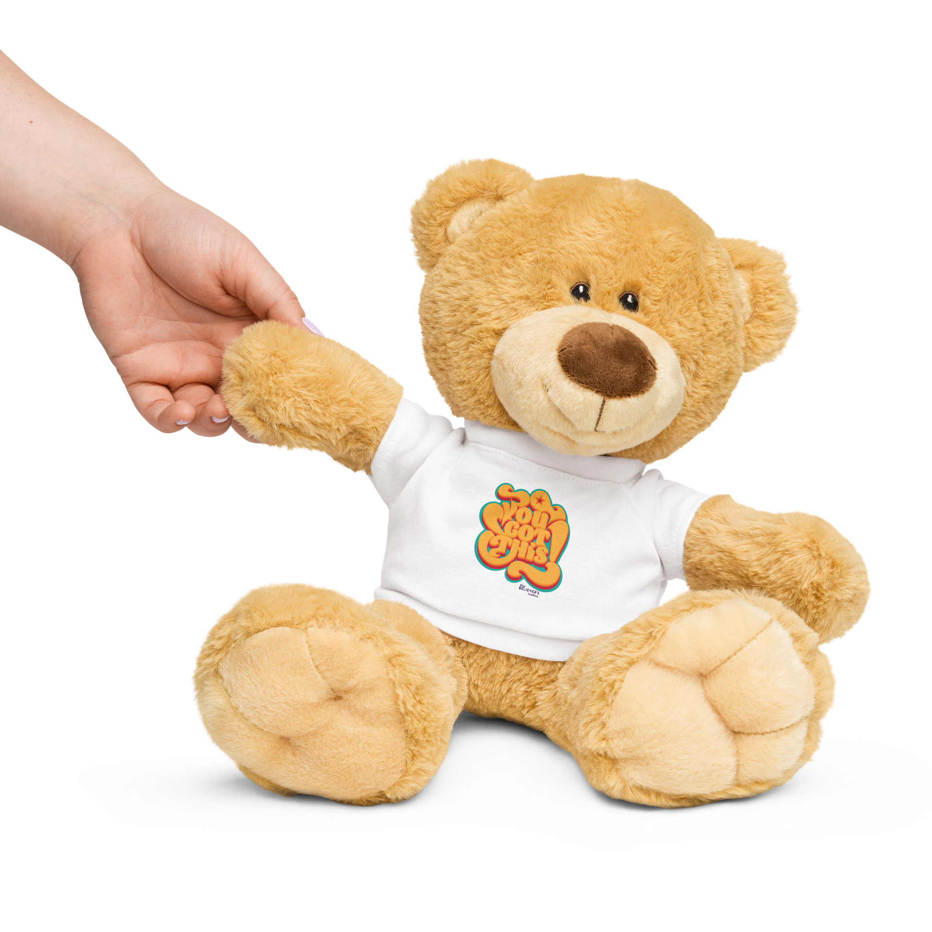 Teddy bear with a t-shirt – The Believer's Toolbox Shop